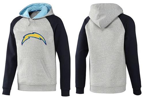 NFL Men's Nike Los Angeles Chargers Logo Pullover Hoodie - Grey/Navy